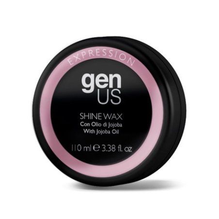 Genus Hair Wax Shine Wax for Highlighting Hairstyle Glossy Finish