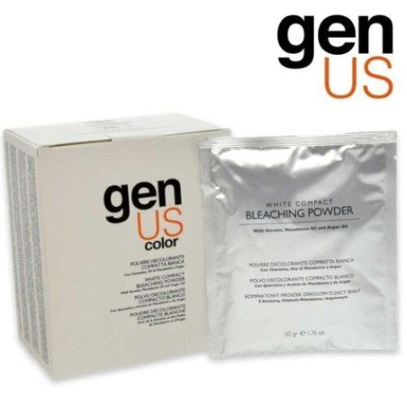 Genus White Compact Bleaching Powder 8x50g