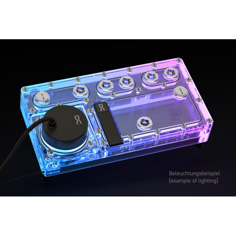 Alphacool Core Distro Plate 240 Links D5/DDC V.2 mit D5 Apex Pumpe