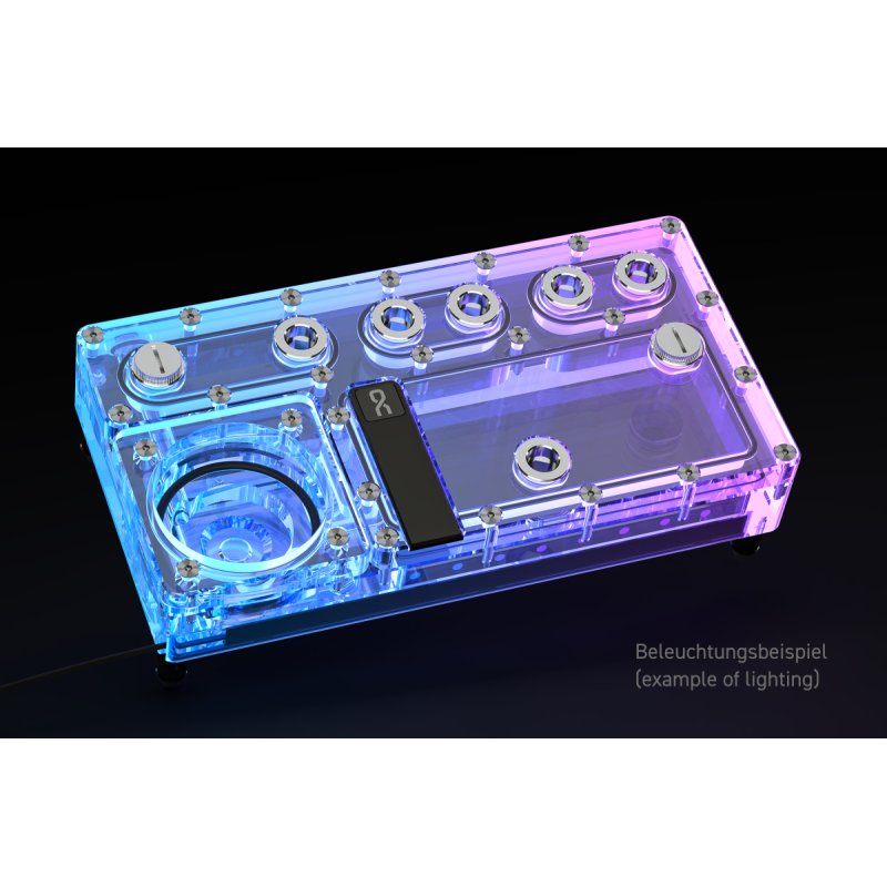Alphacool Core Distro Plate 240 Links D5/DDC V.2 mit D5 Apex Pumpe
