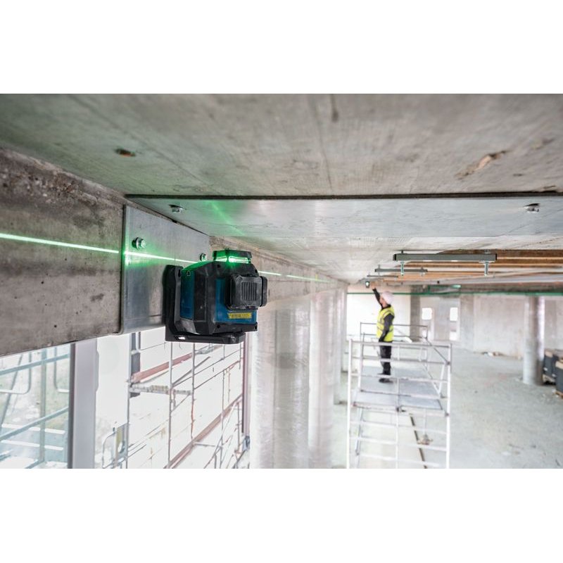 Linienlaser GLL 80-33 G Professional (blau/schwarz, grüne Laserlinien, inkl. Universalhalter LB 10)