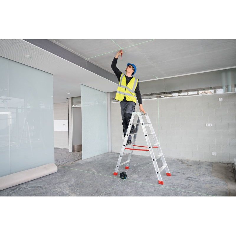 Linienlaser GLL 80-33 G Professional (blau/schwarz, grüne Laserlinien, inkl. Universalhalter LB 10)