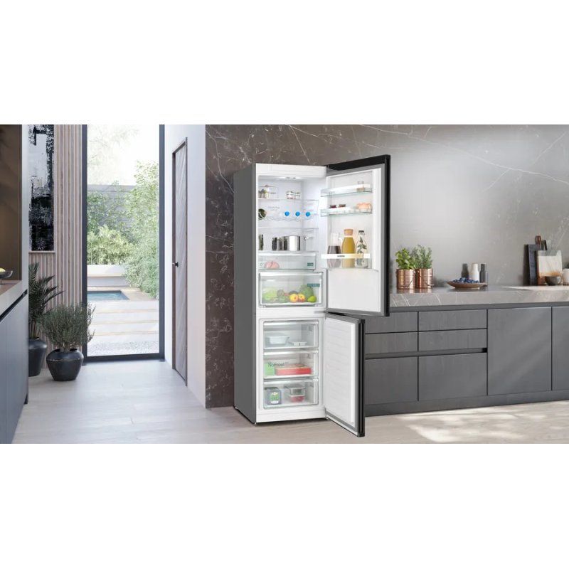 KG36NXXBF iQ300, Kühl-/Gefrierkombination (edelstahl (dunkel))