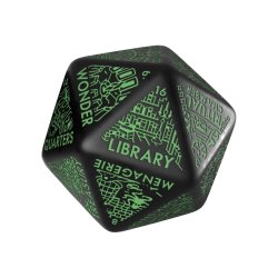 Viridian Jumbo Dice Dungeon Room Generator D20 Black