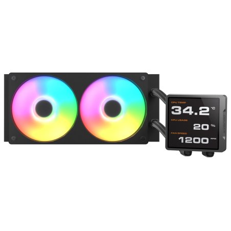 COUGAR CGR-PSDVPRGB-B-240 Processeur Refroidisseur de liquide tout-en-un 12 cm Noir
