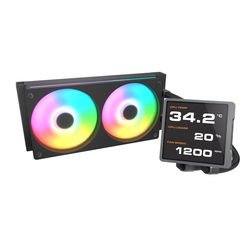 COUGAR CGR-PSDVPRGB-B-240 Processeur Refroidisseur de liquide tout-en-un 12 cm Noir