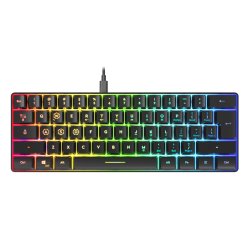Speedlink - LETOS RGB 60% Gaming Keyboard - US Layout - Black