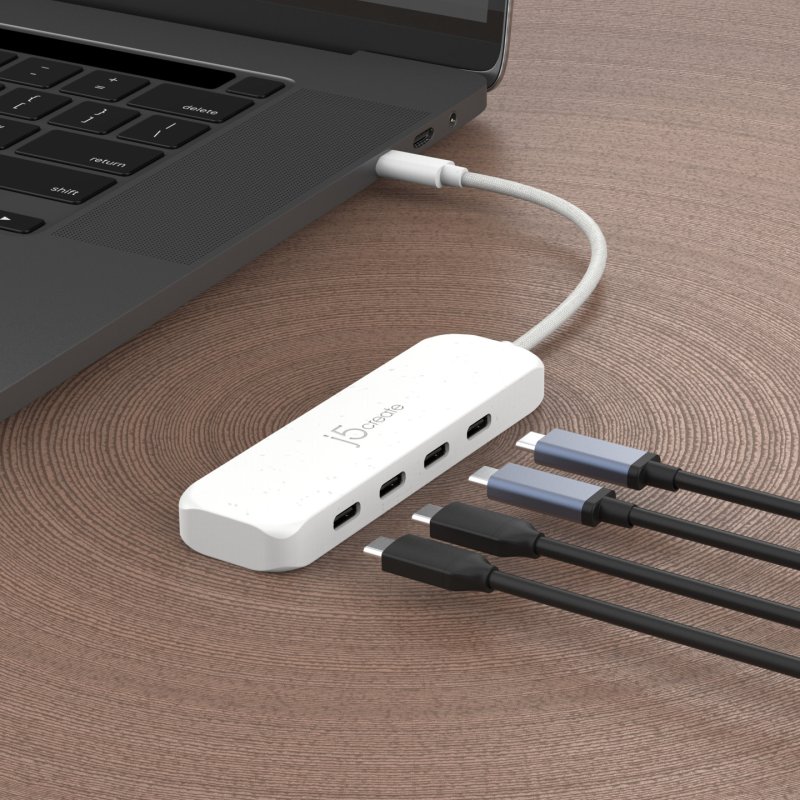 J5create - Eco-Friendly USB-C To 4-Port Type-C Gen 2 Hub
