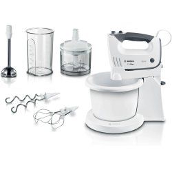 Bosch MFQ37490 mixeur Batteur à main 750 W Gris, Blanc