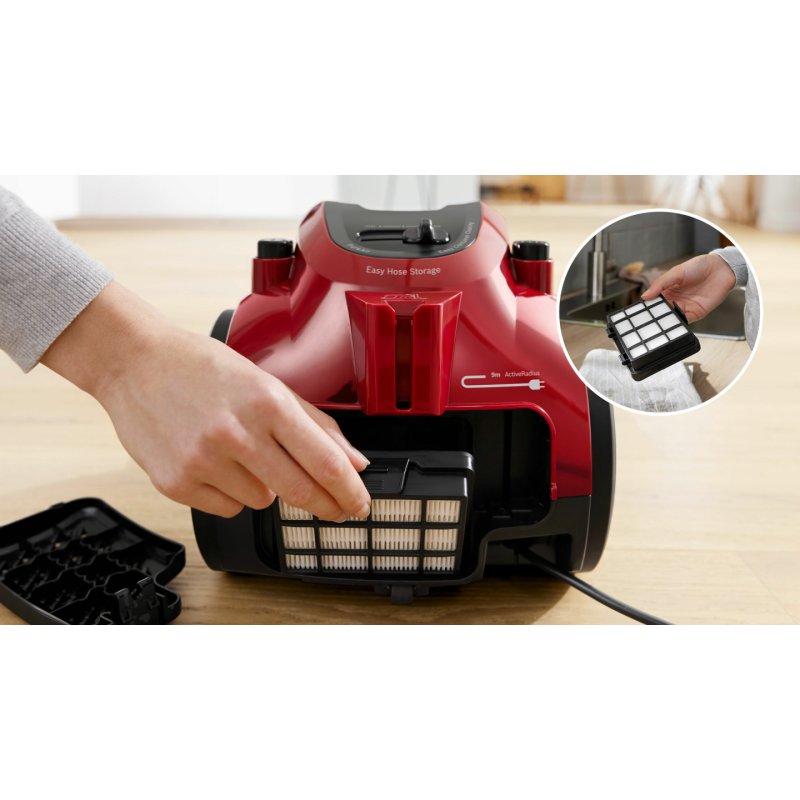 Bosch Serie 2 BGC05AAA2 vacuum 1.5 L Cylinder vacuum Dry 700 W Bagless