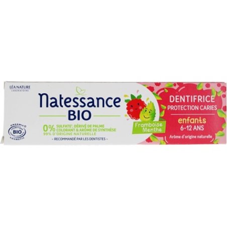 Natessance Decays Protection Toothpaste for Children 6-12 Years Organic 75ml