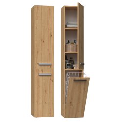 Topeshop NEL IV ARTISAN bathroom storage cabinet Oak