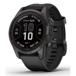 Garmin fenix 7S Pro 3.05 cm (1.2 ) MIP 42 mm Digital 240 x 240 pixels Touchscreen Black Wi-Fi GPS (satellite)