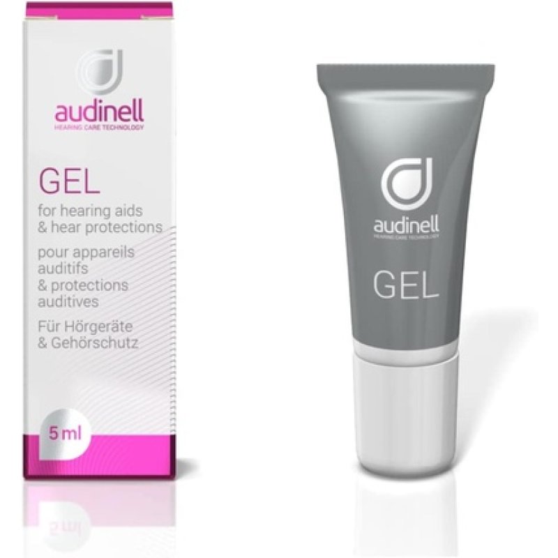 Audinell 5ml Gel - Facilitates Insertion And Removal Of Hearing Aids, Soothing Against Itching