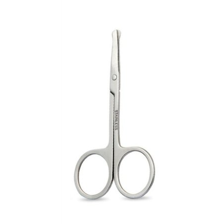 Ewanto Safety Rounded Tip Scissors For Grooming Dogs And Cats - Silver Color, Stainless Steel, For Face And Paw Care