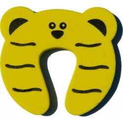 Foam Door Stopper Tiger for Kids and Pets Finger Animal Foam Window Stopper Pinch Protection Child Safety