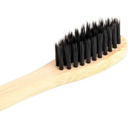Bamboo Toothbrush Black Sustainable Biodegradable Natural and Vegan for Adults and Children