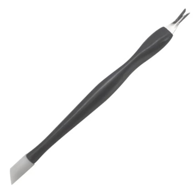 Nail Cuticle Pusher and Trimmer Gray Gentle Cleaning Pen Manicure and Pedicure Tool Beauty Studio Cosmetics Nail Design