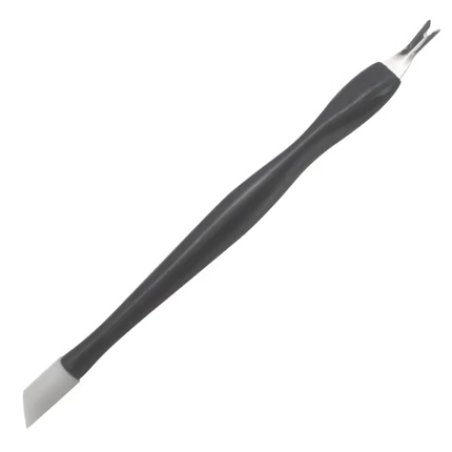 Nail Cuticle Pusher and Trimmer Gray Gentle Cleaning Pen Manicure and Pedicure Tool Beauty Studio Cosmetics Nail Design