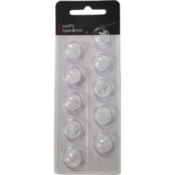 EWANTO miniFit 10 Blister 8mm Open like Oticon Domes for Oticon miniFit Ex-Hearing Aids