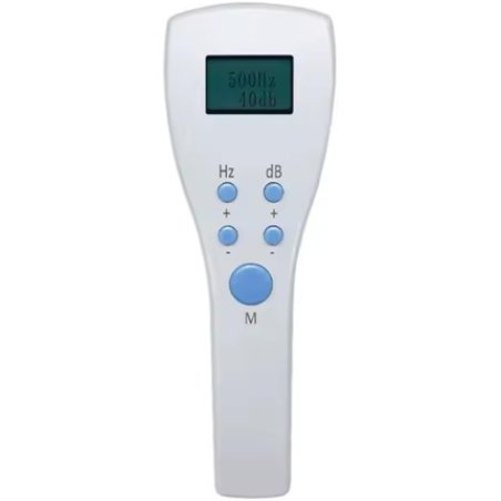 Ewanto Audiscan Portable Audiometer With Lcd Screen For Hearing Test And Ausc-01 Audiocup Cushion