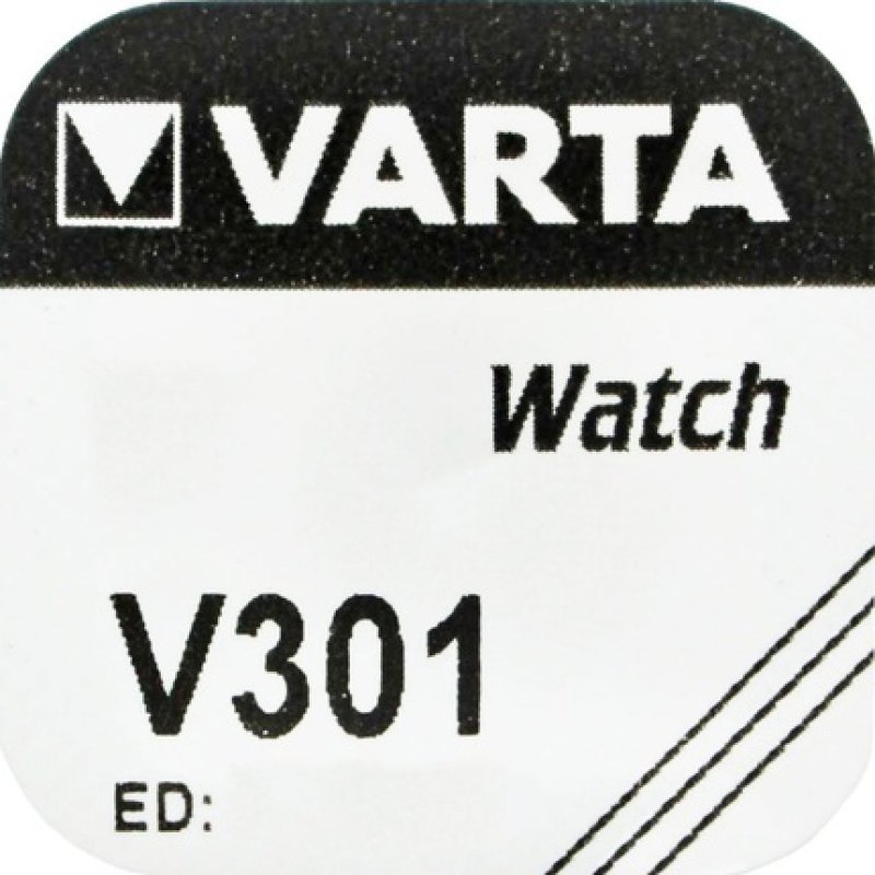 Varta Watch V301 Battery Cell - Silver Oxide, 95 Mah, 1 Piece
