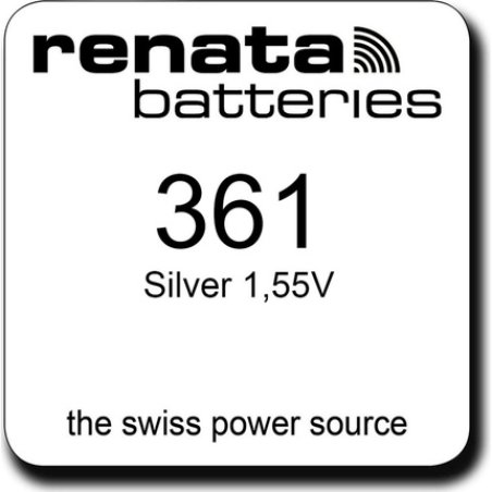 Renata Watch 361 Uhrenbatterie Sr721w 0 Mercury 155 V Battery 1er Blister 361