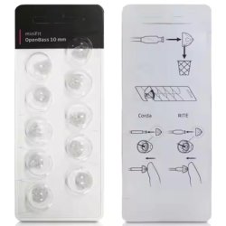 Ewanto Minifit 10 Pack Blister 10 Mm Openbass For Oticon Hearing Aids