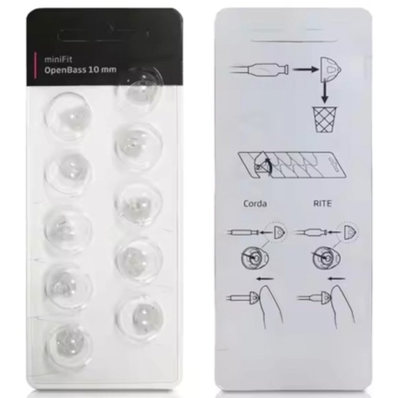 Ewanto Minifit 10 Pack Blister 10 Mm Openbass For Oticon Hearing Aids