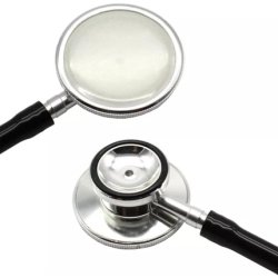 Stethoscope Listening Device for Auscultation of Heart/Lungs in Adults and Children Black Stethoscope