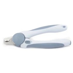 Stainless Steel Claw Scissors for Dogs and Cats Claw Clippers for Pets with Safety Guard Gray