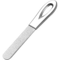 Double-Sided Stainless Steel Nail File Small Silver for Filing Nails and Artificial Nails Manicure Pedicure