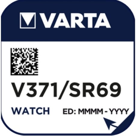 Varta V 371 Watch Battery - Silver Oxide 30 Mah
