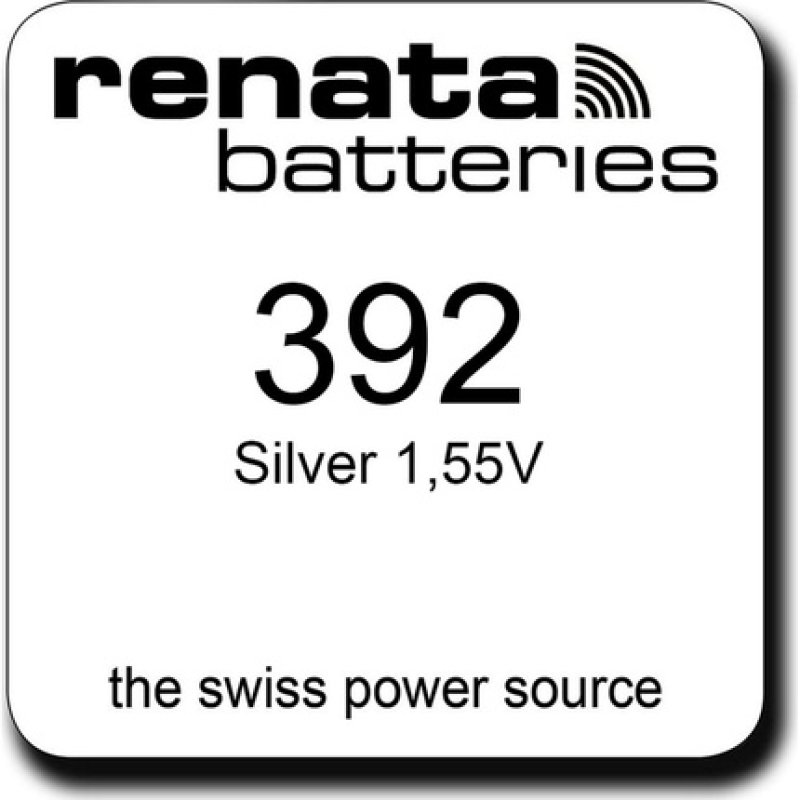 Renata Watch 392 Uhrenbatterie Sr41w Ag3 0 Mercury 155 V Battery 1er Blister 392
