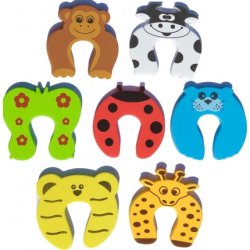 Giraffe Door Stopper for Kids and Pets Made of Foam Finger Animal Foam Window Stopper Pinch Protection Child Safety