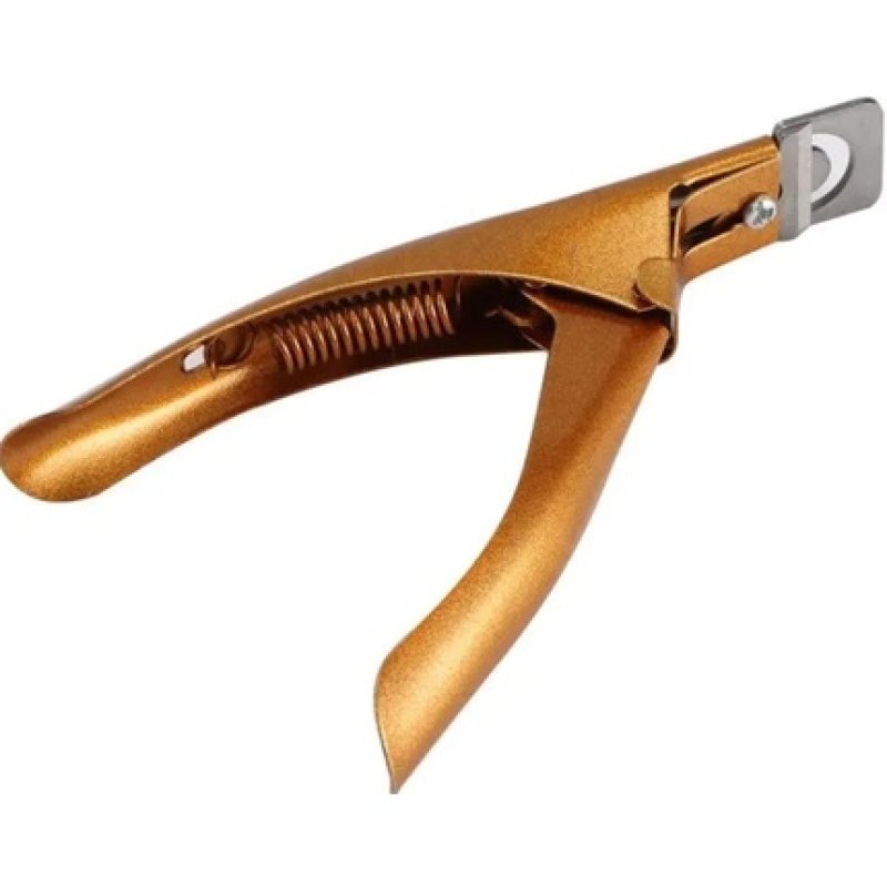 Nail Clipper Tip Cutter for Artificial Nails Gel Nails Manicure Tool Made of Stainless Steel Bronze