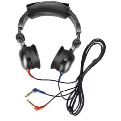 Ewanto Headphones For Amplivox Audiometer - Professional High-Sensitivity Hearing Tester In Black