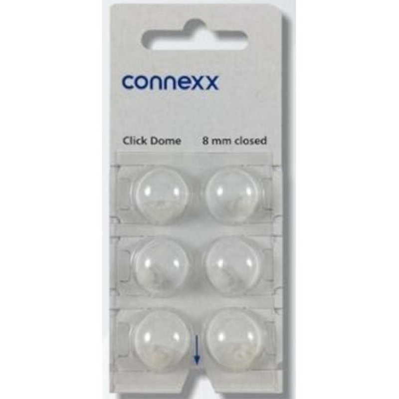 Connexx Click 1012 Mm Double Dome Hearing Aid Domes Silicone