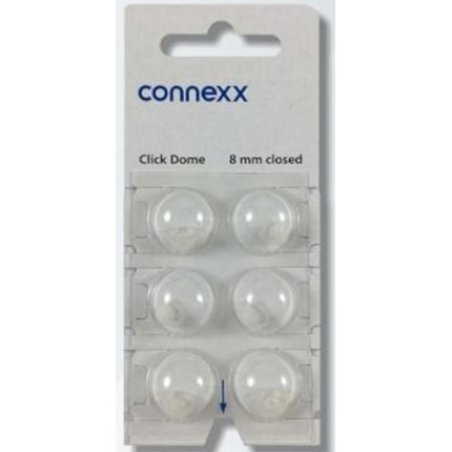 Connexx Click 1012 Mm Double Dome Hearing Aid Domes Silicone
