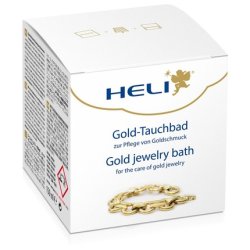 Heli Gold Jewelry Bath With Washing Basket And Care Cloth