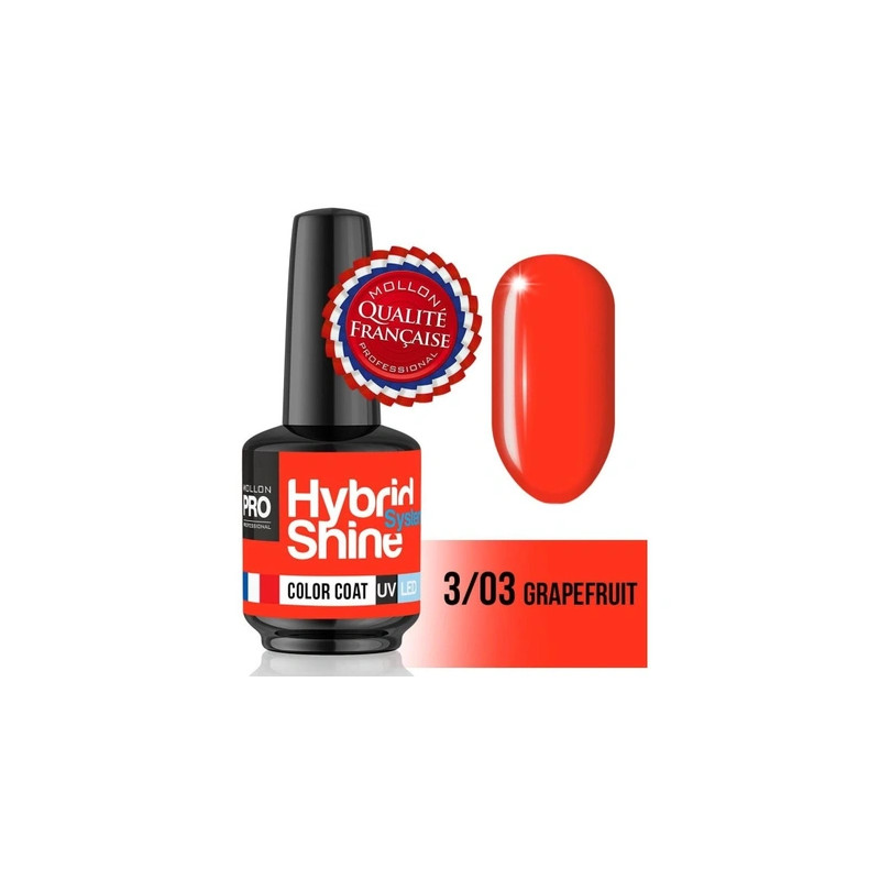 Mollon Pro Mol Hss 3/03 - Semi-Permanent Hybrid Shine Nail Polish