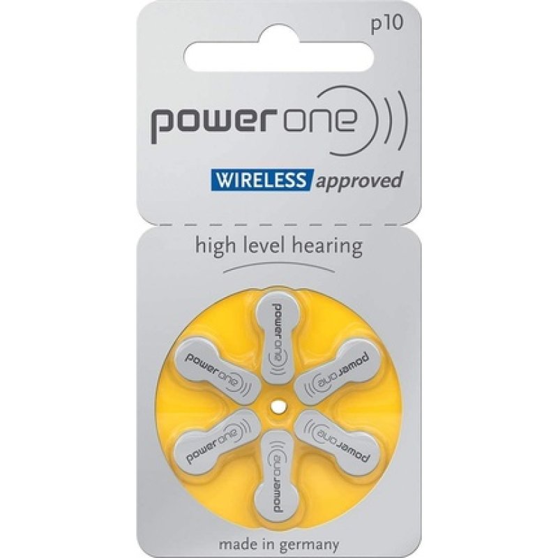 Power One Battery Per Apparecchi Auditivi P 10, 0% Queckurio