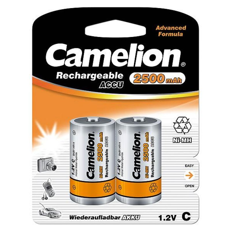 Camelion NH-C2500BP2 Batterie rechargeable C Hybrides nickel-métal (NiMH)