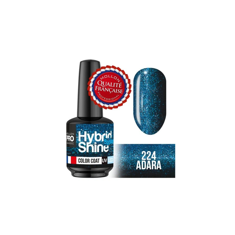 Mollon Pro Mol Hss 224 - Semi-Permanent Hybrid Shine Nail Polish