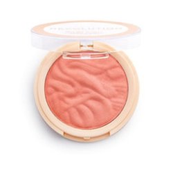 Makeup Revolution Reloaded Powder Blush Longlasting Powder Blush 75 G In Peaches Cream