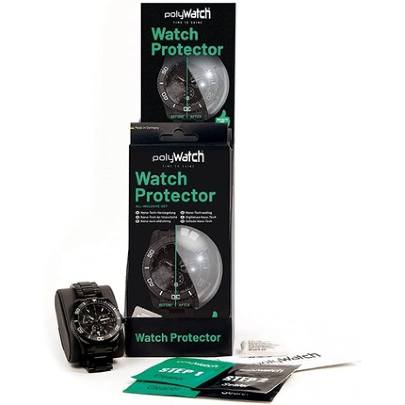 Polywatch Watch Protector | Nano-Tech Sealing | Glass Protection | Watch Glass