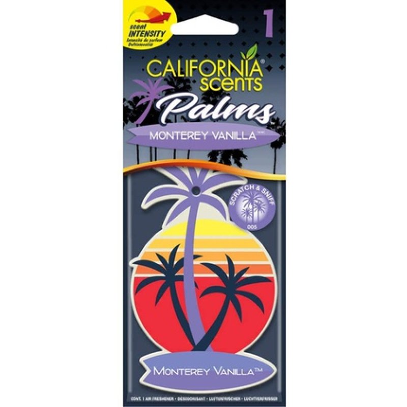 California Car Scents E302689600 California Scents Palm Tree Air Freshener