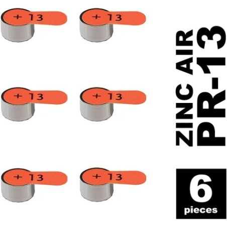 Pana Zinc Air PR-13/6LB     1.4V     6er | 13