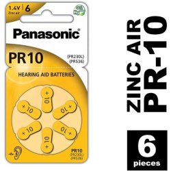Pana Zinc Air PR-10L/6LB    1.4V     6er | 10