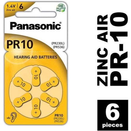 Pana Zinc Air PR-10L/6LB    1.4V     6er | 10